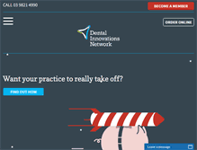 Tablet Screenshot of dentalinnovations.com.au